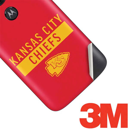 NFL Kansas City Chiefs Red Performance Series Moto E5 Play Skin